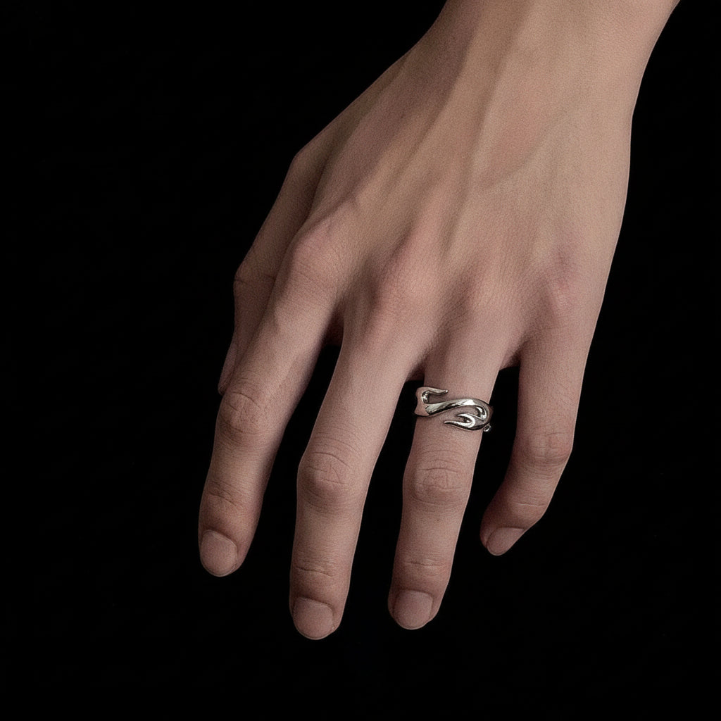 Polished Flame Ring