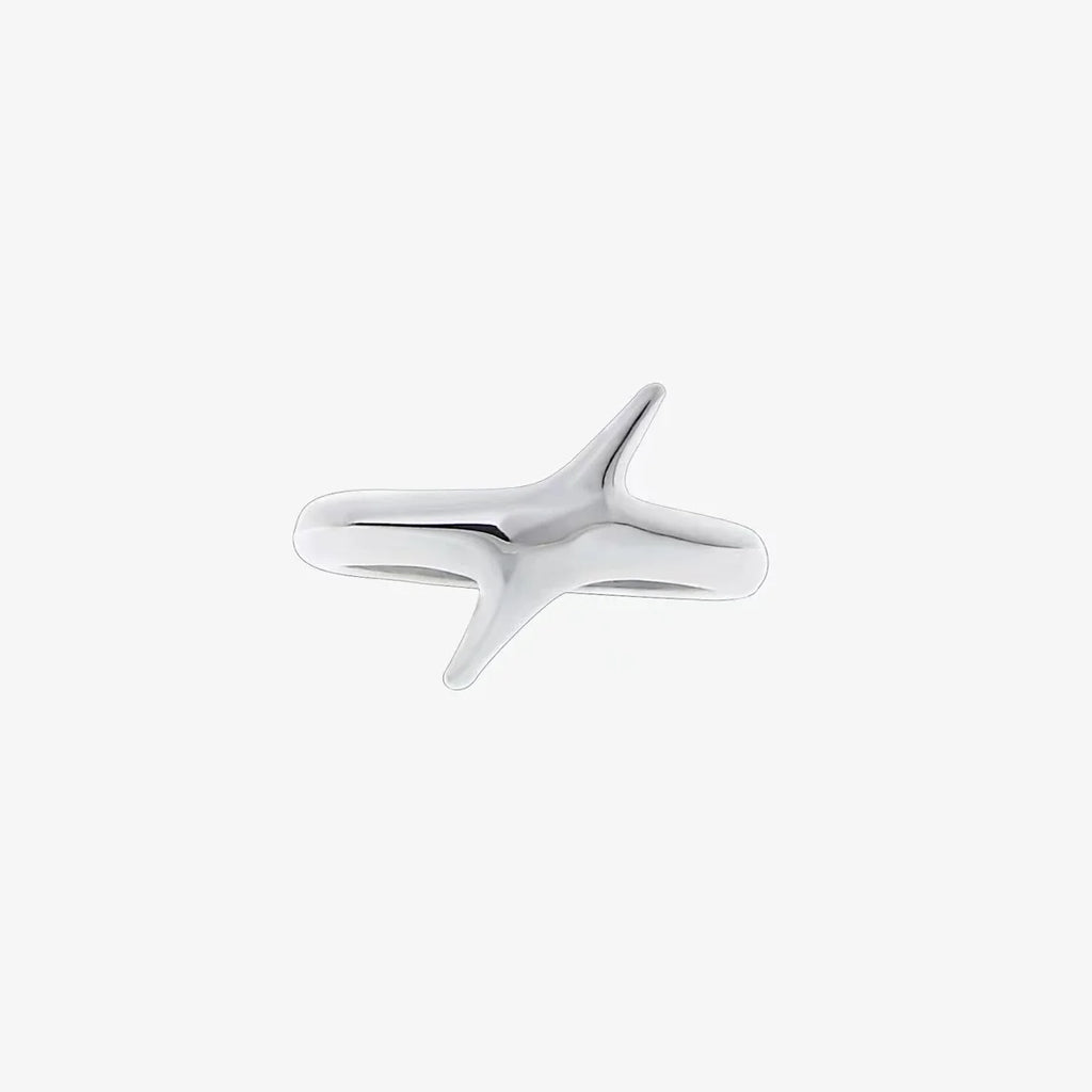 Chrome Star Ring