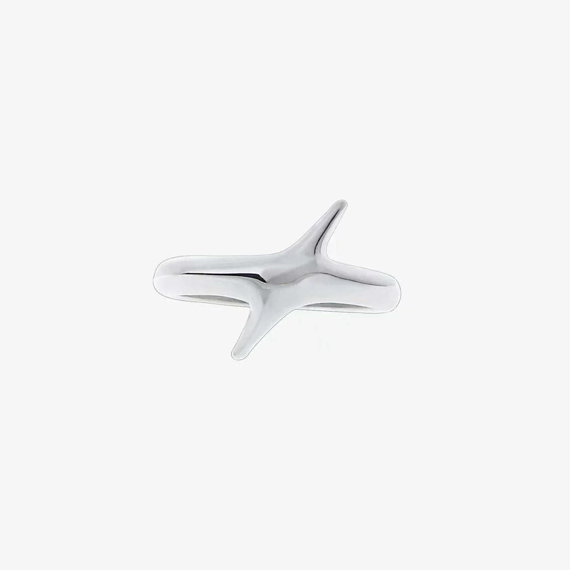 Chrome Star Ring